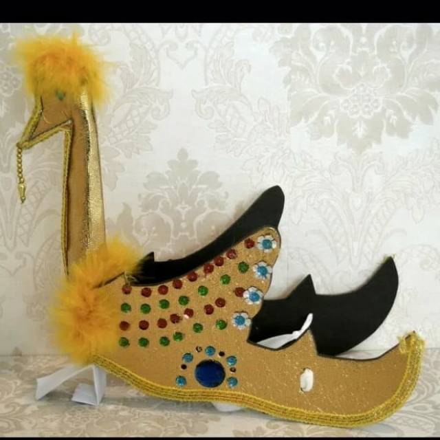 Mahkota Burung // Aksesoris Kepala Burung // Siger Burung Tari Merak