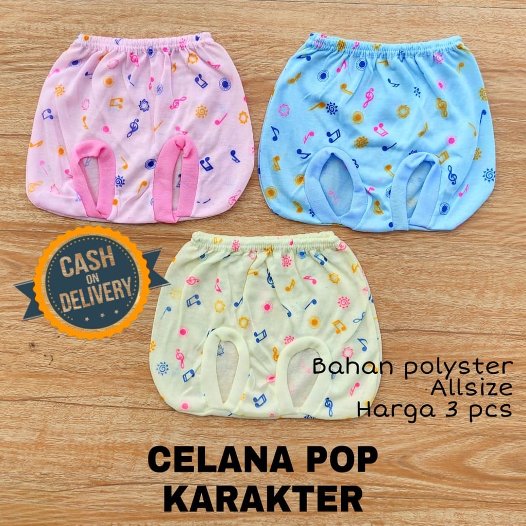 1 LUSIN (12 pcs) Celana bayi pop KATUN grosir TERMURAH