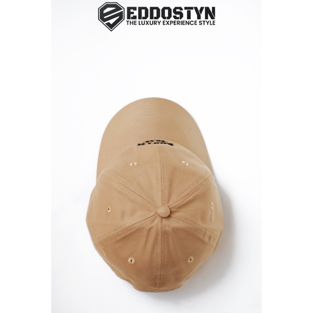 Topi Polocaps Baseball Pria Wanita Dewasa Original Premium Eddostyn Khaki