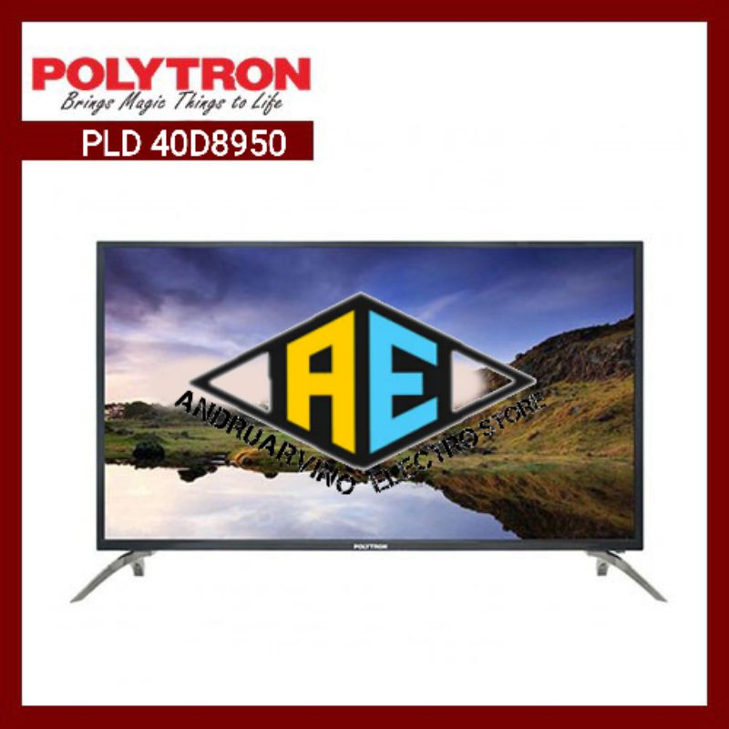 LED TV POLYTRON PLD 40D8950 FULL HD (GARANSI 5 TAHUN)