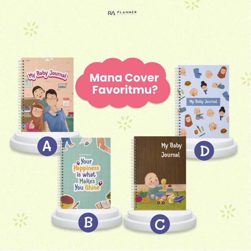 

[FREE GIFT] My Baby Journal / Jurnal Baby / Kado Pernikahan / Kado Lahiran by RA Planner