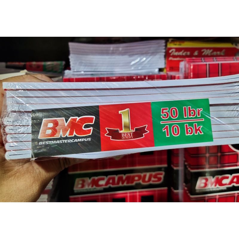 

Buku Tulis BM Campus isi 50lembar (1 pack isi 10buku)