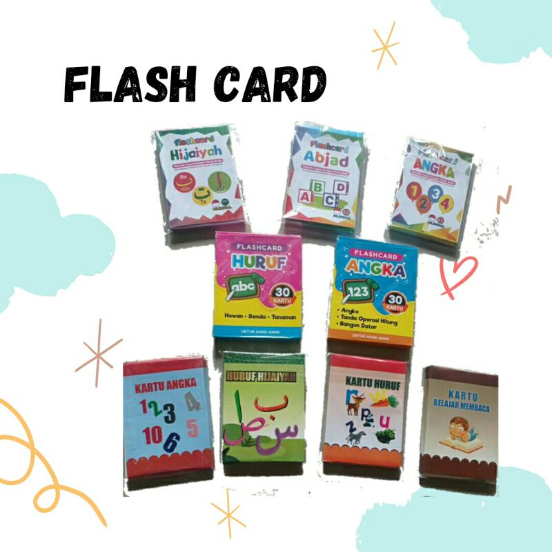 Jual Flash card (COD), Flash Card edukasi anak. Flash Card Huruf ...