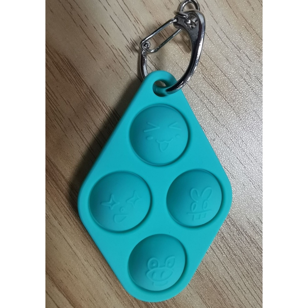 Gantungan kunci pop it fidget push Pop Its Push bubble stress kids pop it murah popit mainan anak rainbow POP IT MURAH POP IT JUMBO POP IT