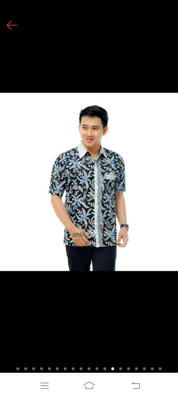 Kemeja Batik Pria Jumbo  M L Xl Xxl Xxxl 3l 4l 5l