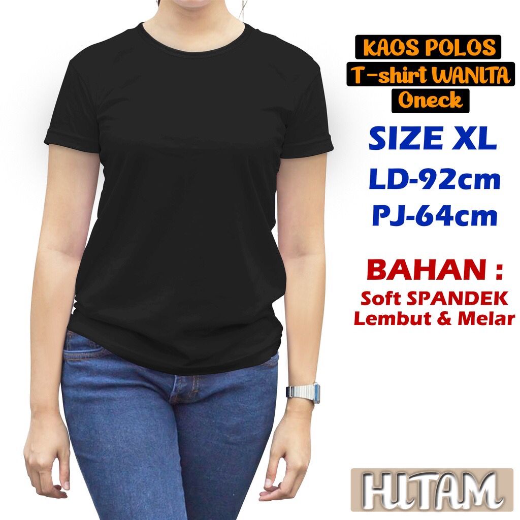 JESETA KAOS POLOS WANITA MURAH ATASAN WANITA POLOS