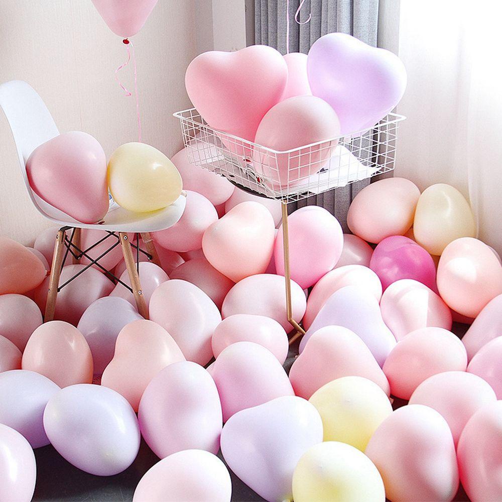 [ELEGANT] Balon 50pcs 10inch Anak Dewasa|Layout Adegan Warna Valentine Day Wedding Decor