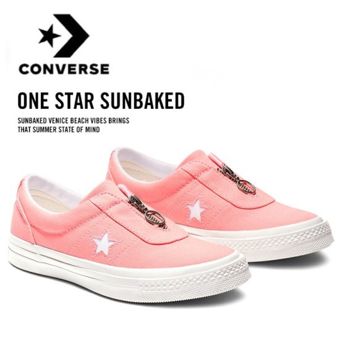 converse slip on pink