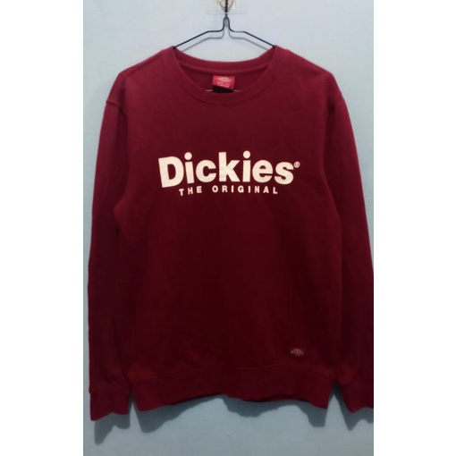 Crewneck Dickies maroon ORI second