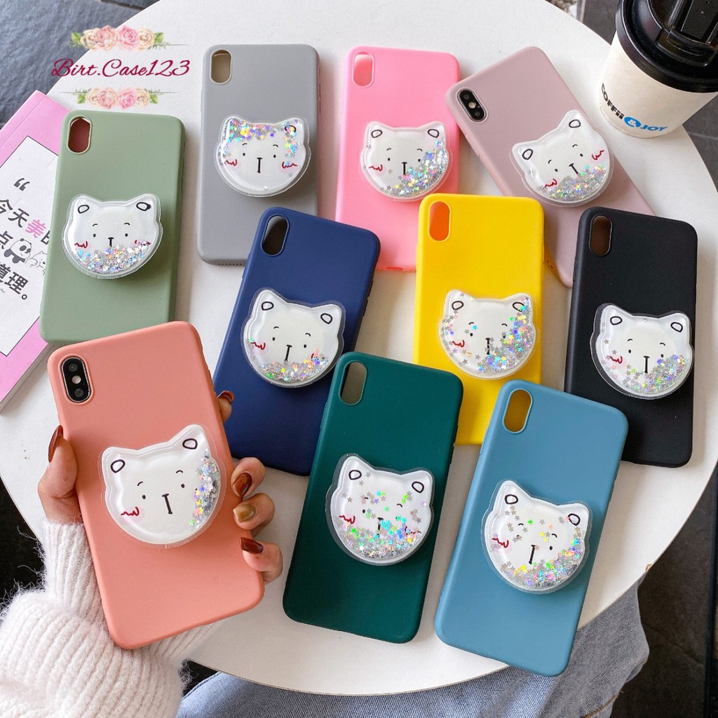 softcase silikon popsocket glitter candy case oppo vivo samsung xiaomi iphone realme alltype BC1010