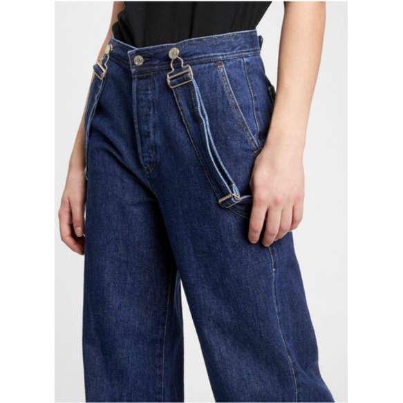 Gap Wide leg denim jeans Jumpsuit