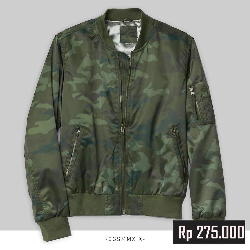 Jacket Clasical Bomber By GAP Army Original Brand | Jaket Bomber Army Original Baru | Jacket GAP Ori