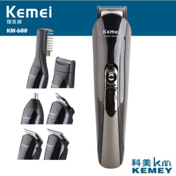 Electric Shaver Profesional Kemei KM-600 Alat Cukur Rambut, Jenggot, Kumis Original