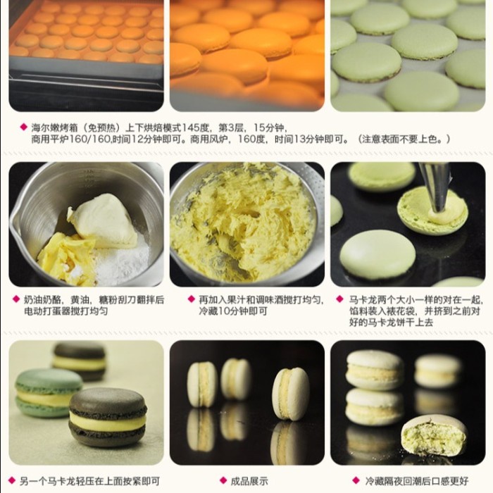 Unopan UN29103 - Macaron Silicone Baking Mat up to 230 derajat