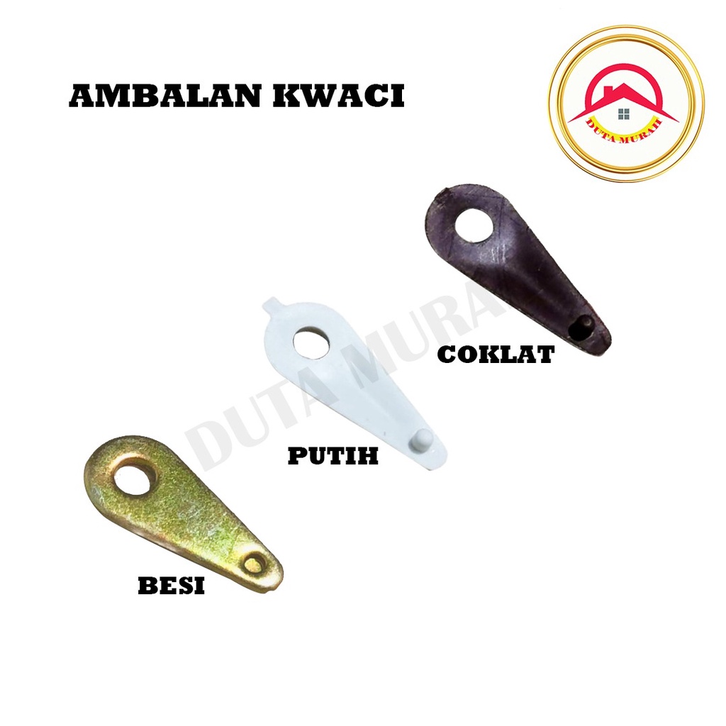 Ambalan Kwaci Besi untuk Jam Dinding / Braket Klip (Plastik/Besi) Kuaci Jepit Kaca Kwaci, Harga 1pcs