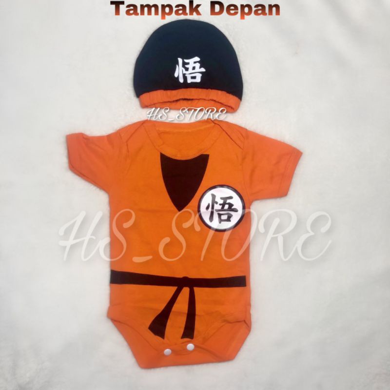 HARGA GROSIR ! DRAGONBALL GOKU BABY / BAJU BAYI / BAJU BABY / JUMPER BAYI / KOSTUM BAYI TERMURAH !