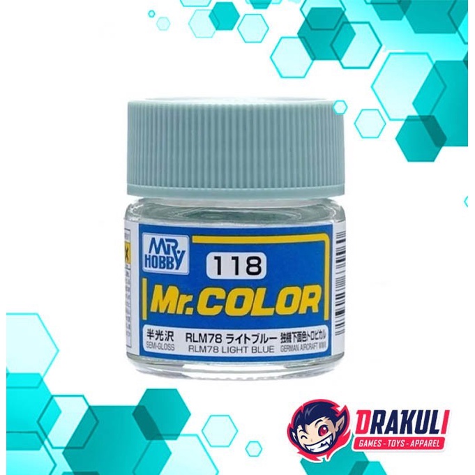 Mr. Hobby Mr. Color Model Kit Paint – RLM78 Light Blue C118