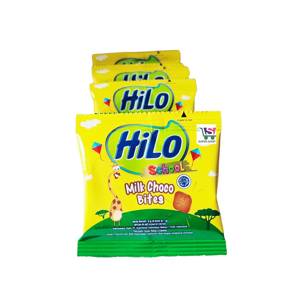 Hilo / Hilo School Candy Chocolate Candy Permen Susu Cokelat (isi 10 sachet)