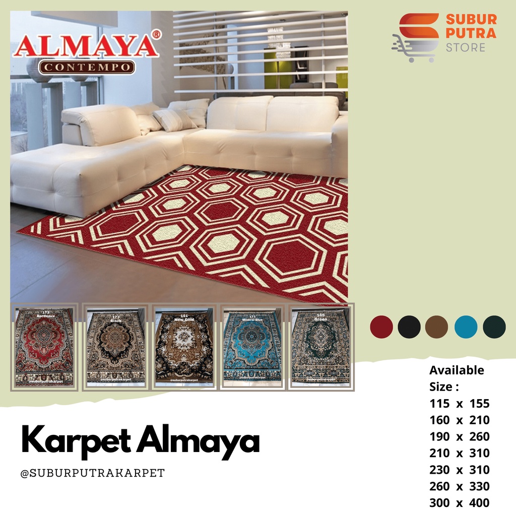 Karpet Permadani VARIAN 115 x 155 cm ALMAYA