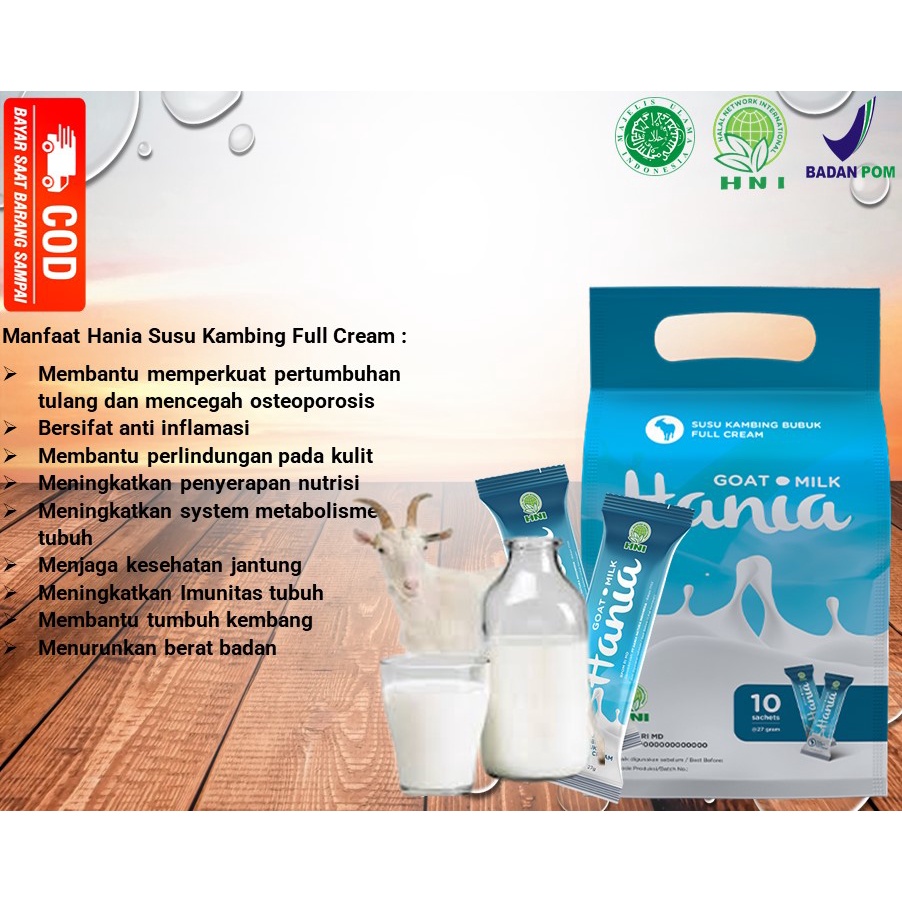 

Susu Hania Goat Milk Full Cream