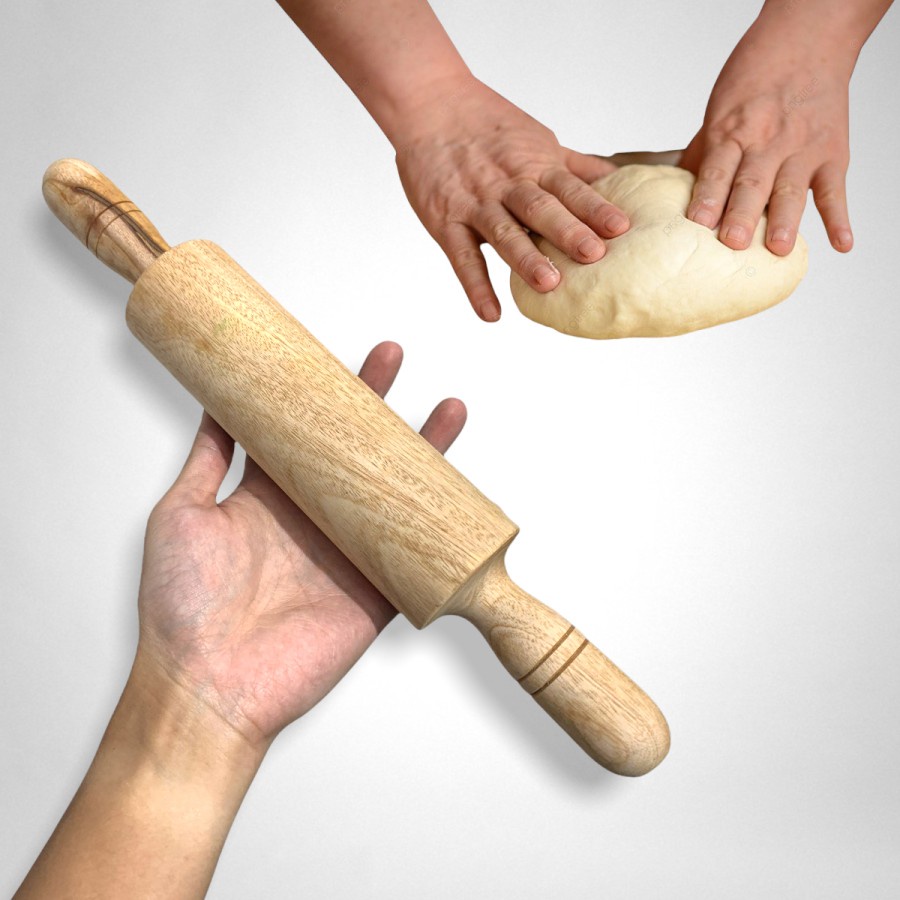 Rolling pin kayu penggiling adonan kue