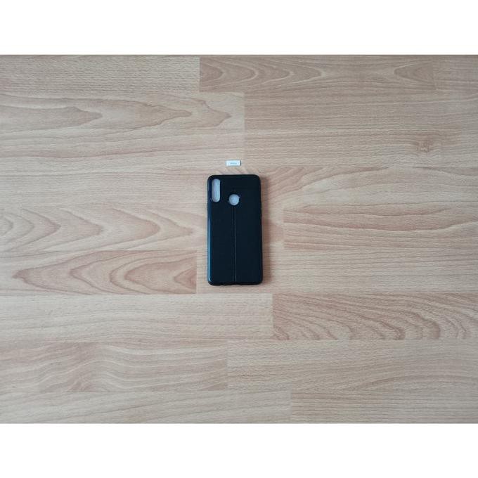 Auto Focus Case Leather Samsung Galaxy A20S (A207) Grb-1693