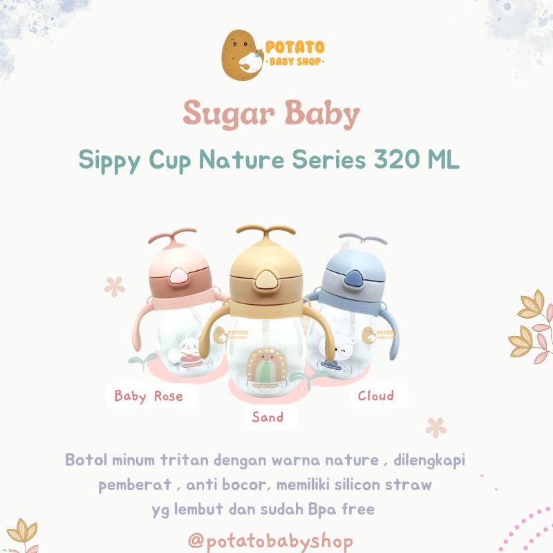 Sugar Baby Tritan Sippy Cup Nature Series 320 Ml - Botol Minum Anak