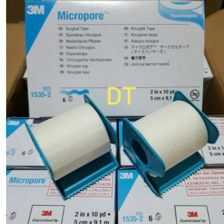 Micropore 2 inch / 3M Paper tipe 2 inch / Plester 2 inch / plester