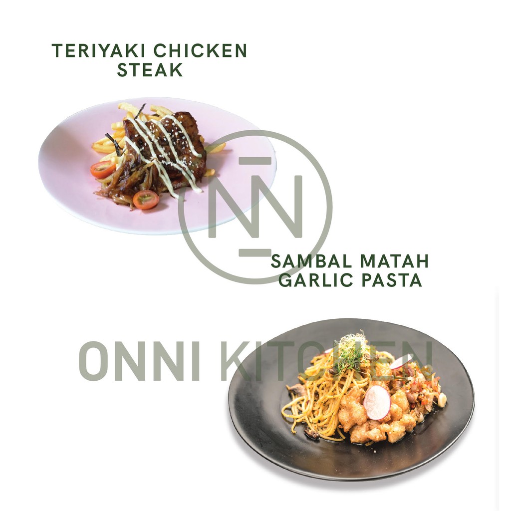 

Paket Teriyaki Chicken Steak & Sambal Matah Garlic Pasta (Frozen Food)