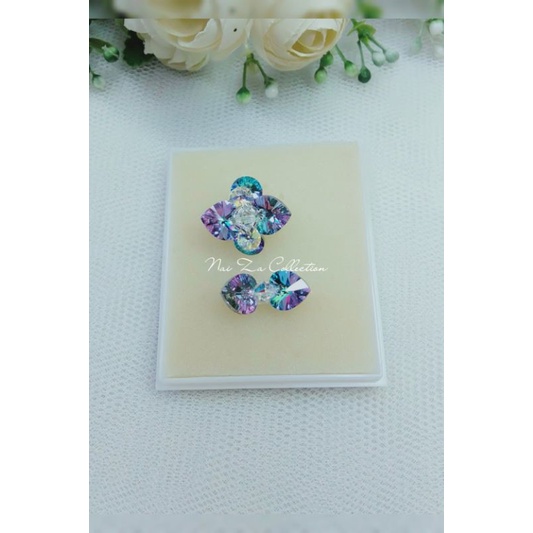 Peniti Dagu Swarovski Original , Peniti Hijab Crystal Asli Swarovski