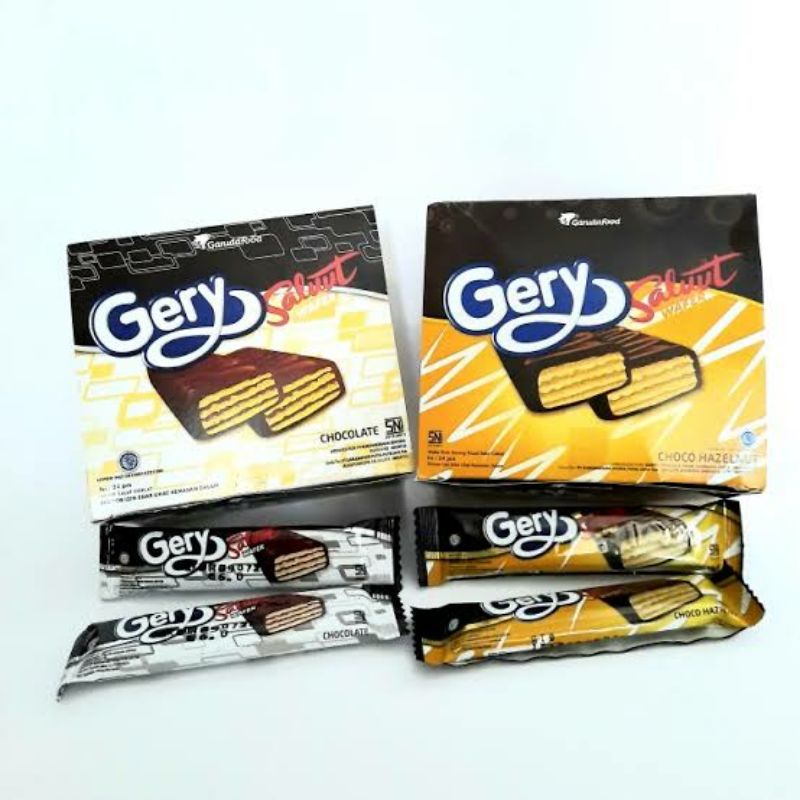 

[READY STOK] GERY SALUT / SALUT WAFER CHOCO CHOCO HAZELNUT BOX ISI 24PCS
