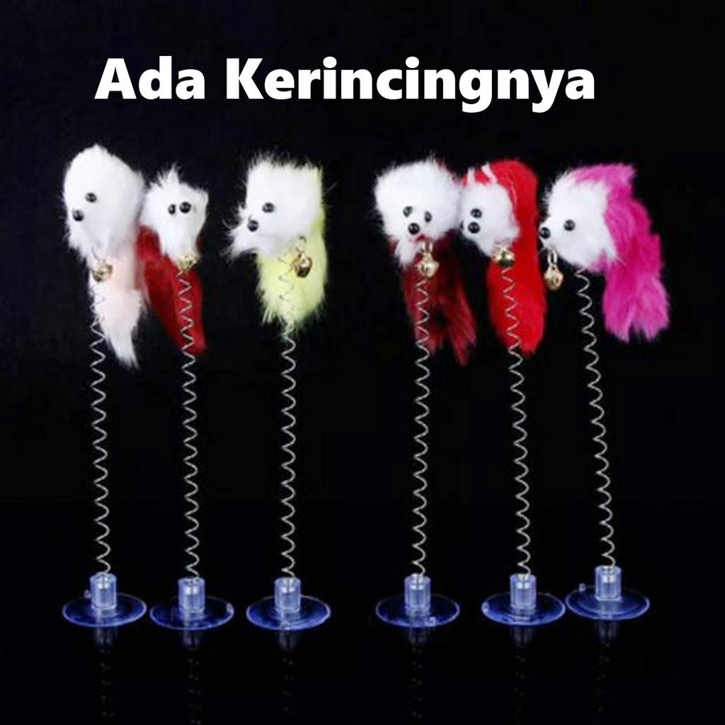 MAINAN KUCING BIKIN KUCING HAPPY / MAINAN TIKUS LONCENG / MAINAN KUCING Per