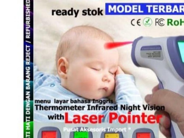 Thermometer Infrared Gun Termometer Tembak Thermo Termo Non Contact