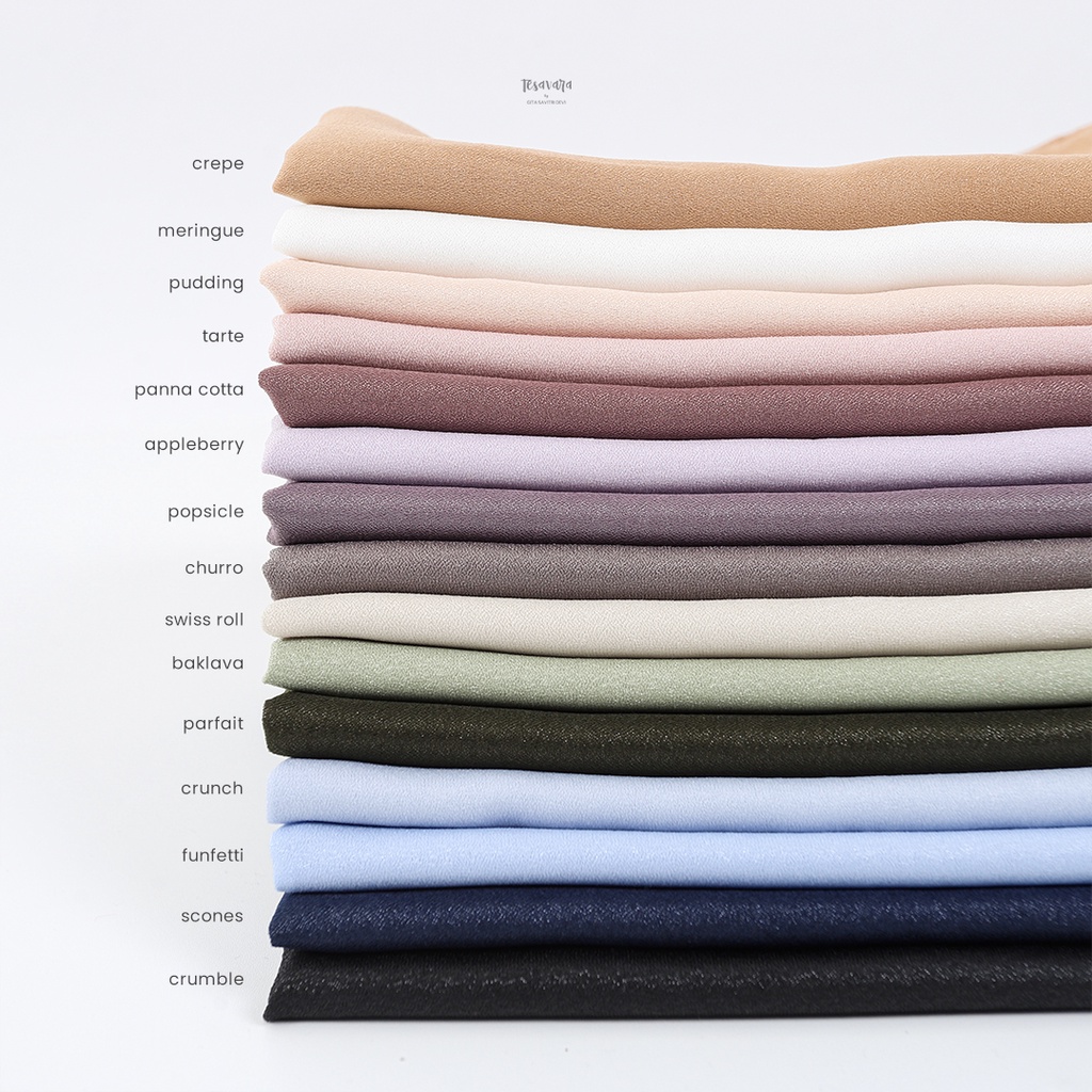 Minor Defect | Tesavara Agia Scarf | Hijab Segiempat Voal Wisuda &amp; Acara Formal