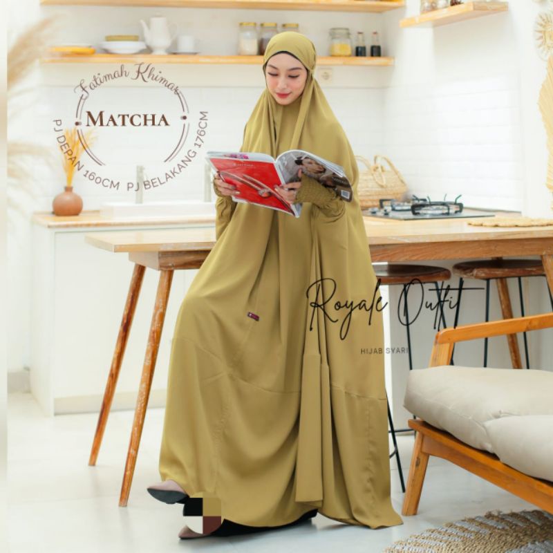 FATIMAH KHIMAR POLOS COCOK UNTUK UMROH