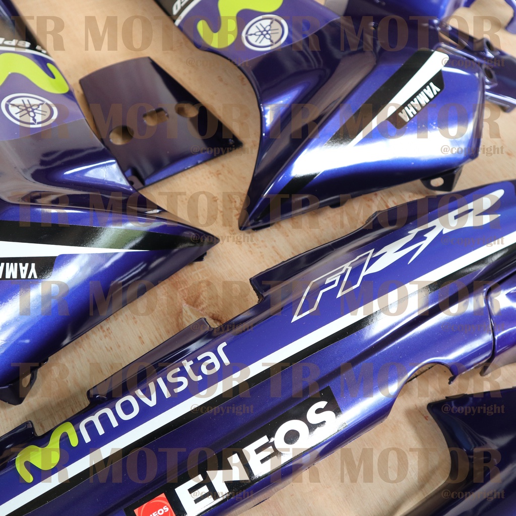Cover Body Fizr F1zr Movistar Biru Full Set Halus Cover Bodi Yamaha Fiz r