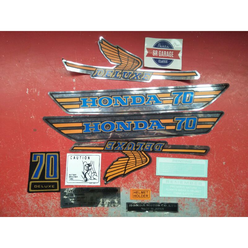 striping sticker honda c70