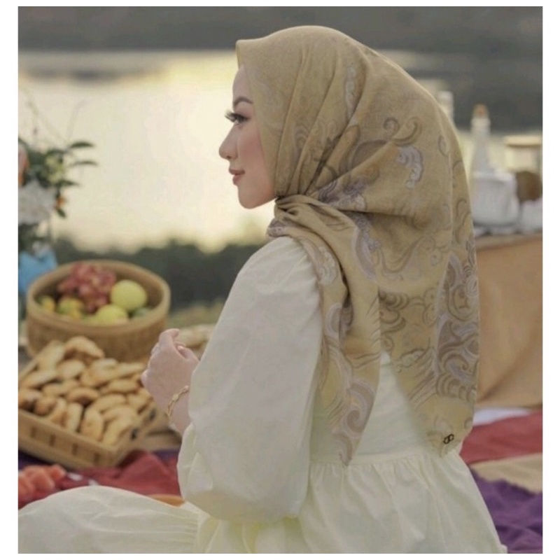 Preloved buttonscarves wave sunrise