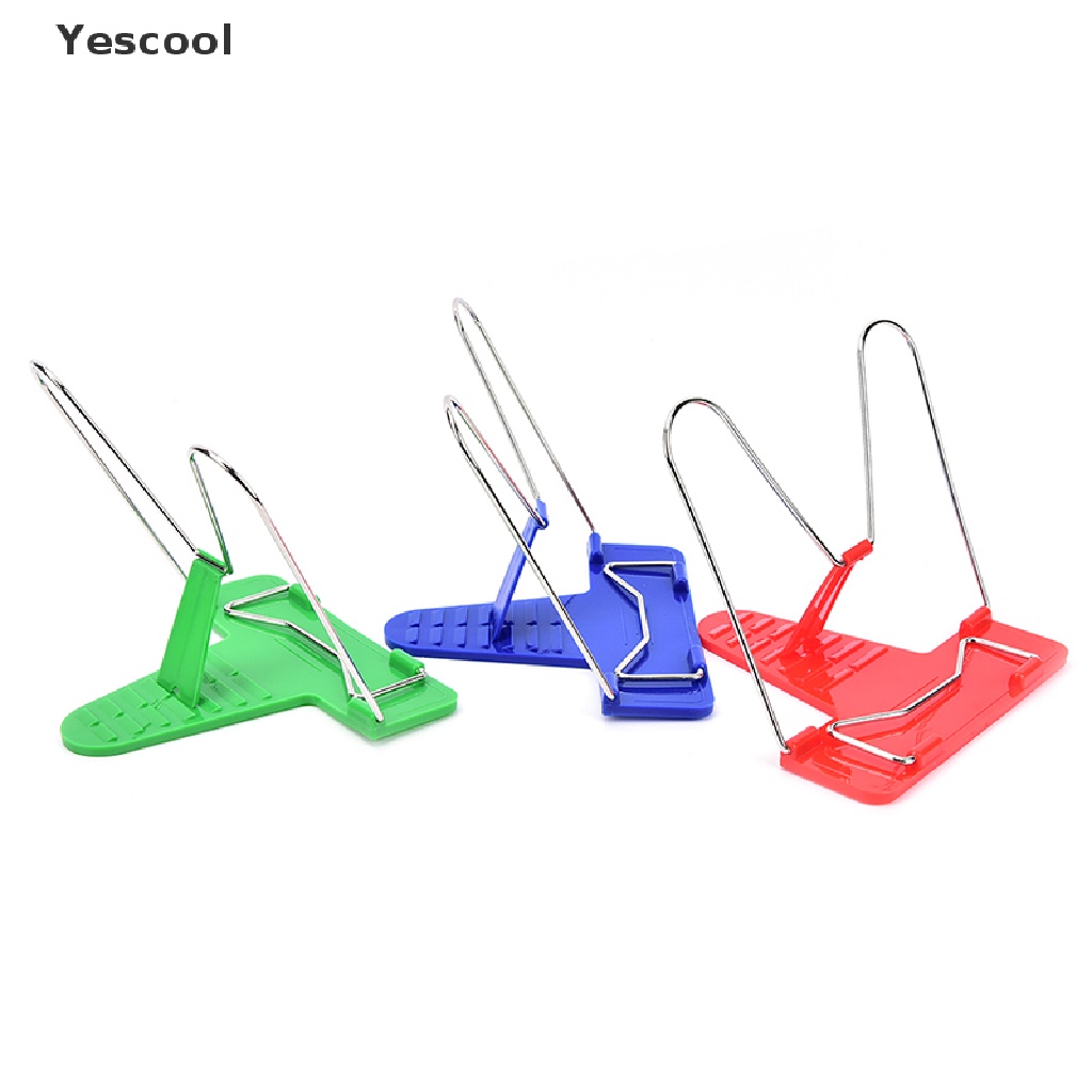 Yescool 1Pc Adjustable Angle Portable Reading Book Stand Text Book Document Holder .