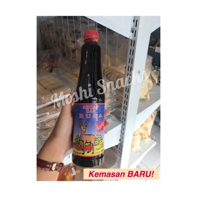 

Kecap Asin Bangka Cap Rusa Botol Besar 650ml / Kecap Bangka Kental Hitam / Sijiu Bangka