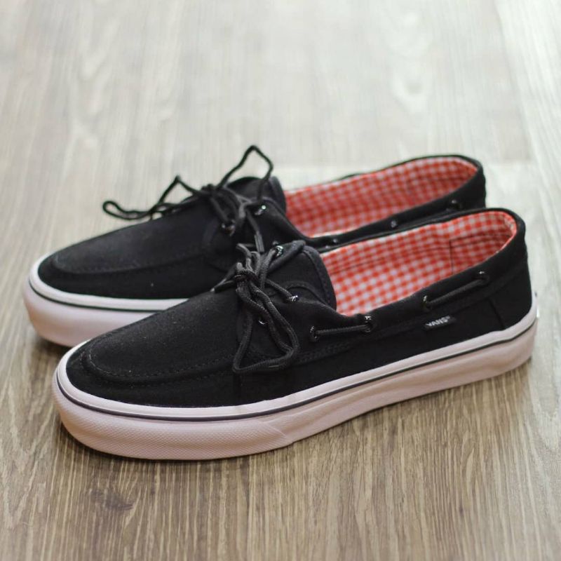 SEPATU VANS ZAPATO SLIP ON TALI PRIA WANITA HITAM PUTIH SEPATU SNEAKERS SLIP ON TALI SEPATU UNISEX