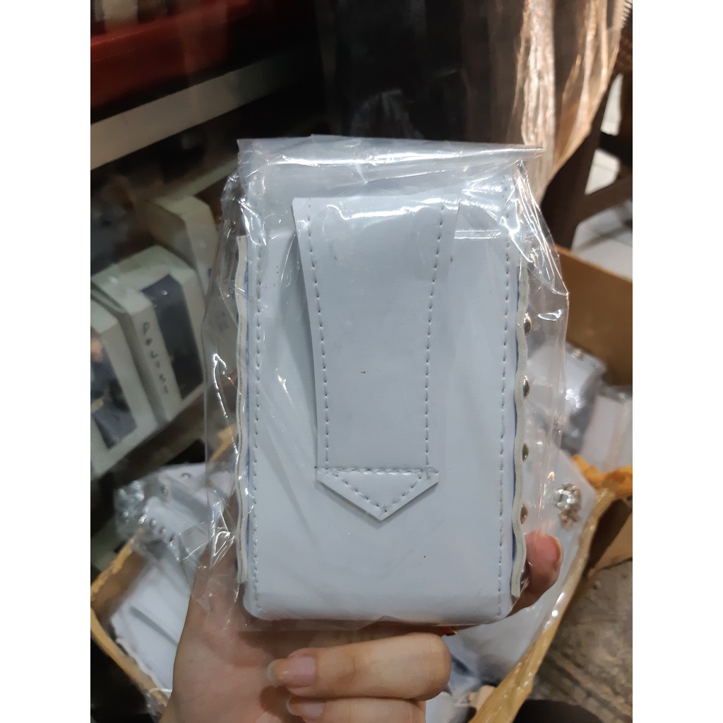 Sarung Handphone Tempat HP Casing HP Putih Polos - Tumpuk