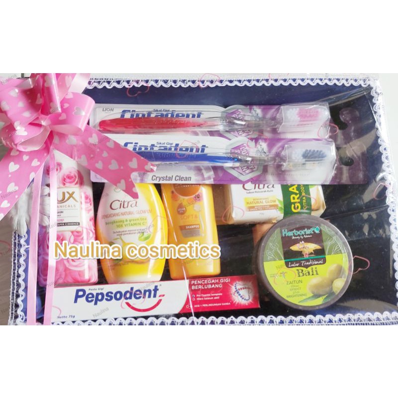 Seserahan Lamaran Satu Set Perlengkapan Mandi / Paket  Sesershan Hemat