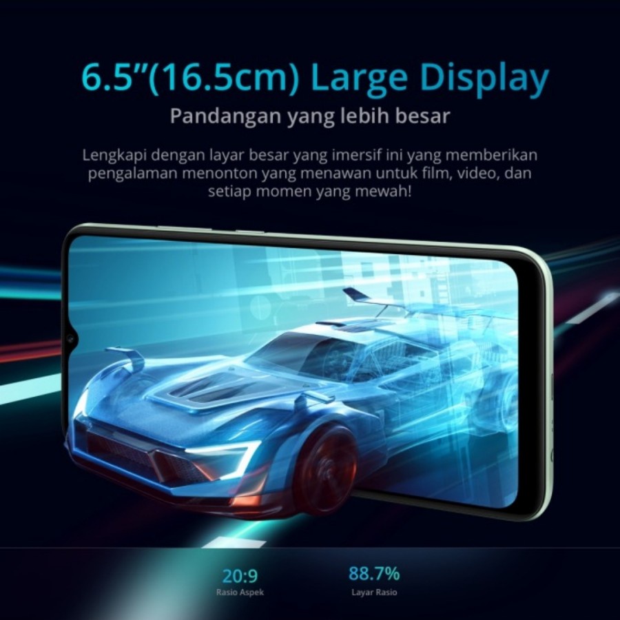 REALME NARZO 50i 4/64GB SMARTPHONE - GARANSI RESMI REALME