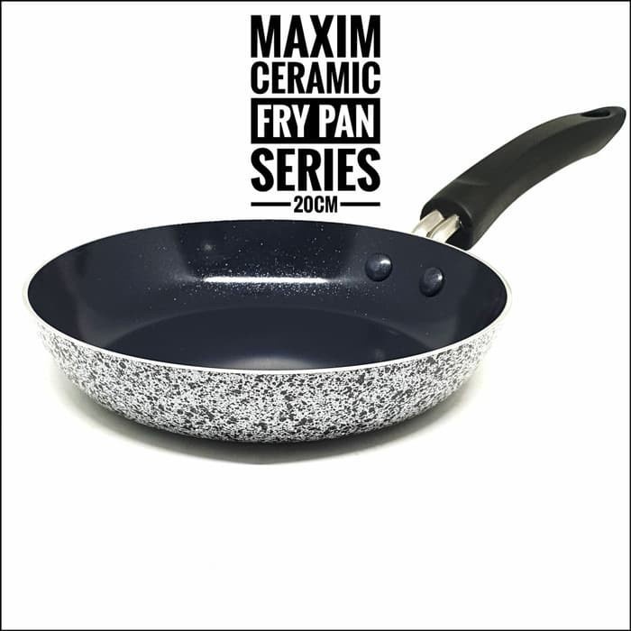 TEFLON MAXIM FRYPAN ANTI LENGKET neostone Marble Keramik 20 22 24 26 28cm