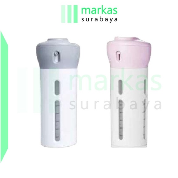 MARKAS HL0097 Botol Travel Set 4 In 1 Dispenser Sabun Shampoo Portable Praktis Mini Travelling Bottle Organizer