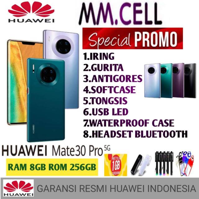 HUAWEI MATE 30 PRO RAM 8/256 GB GARANSI RESMI HUAWEI INDONESIA