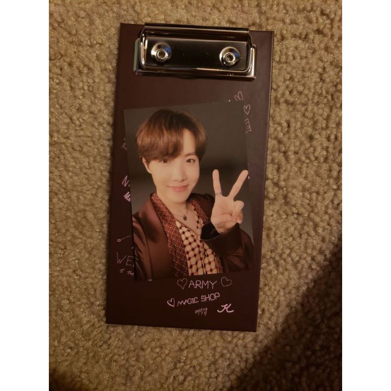 BTS 5th Muster Mini Photocard Clipboard Jhope