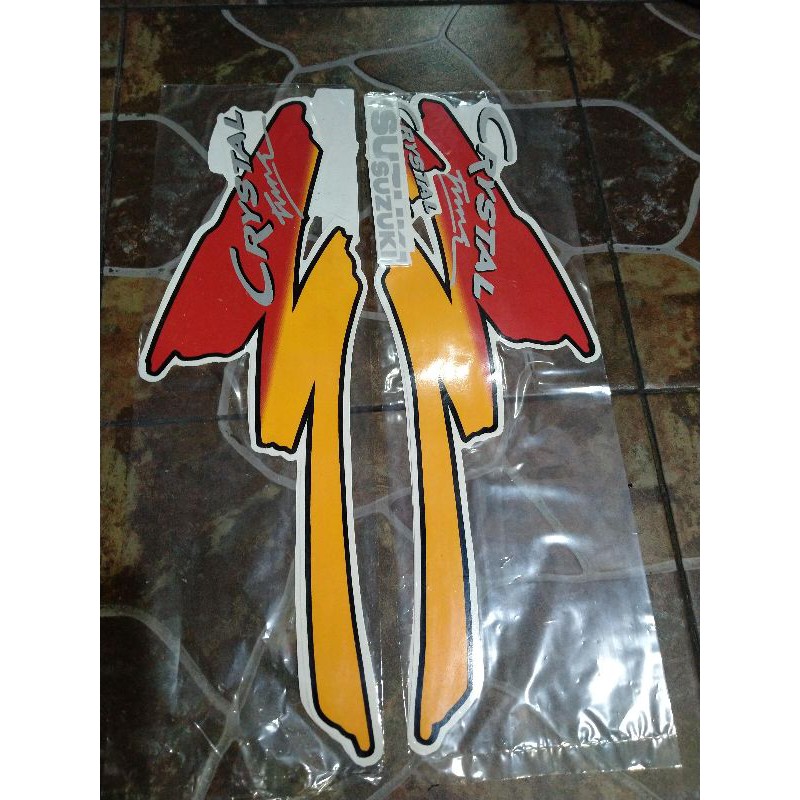 sticker striping Suzuki crystal