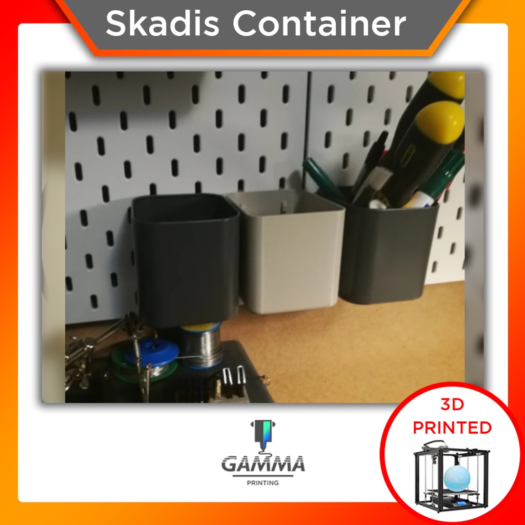 Pegboard SKDIS Container Shelf Rak - Accessories Pegboard Aksesoris